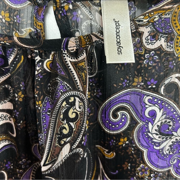 SOYA CONCEPT paisley blouse L - Picture 2 of 9